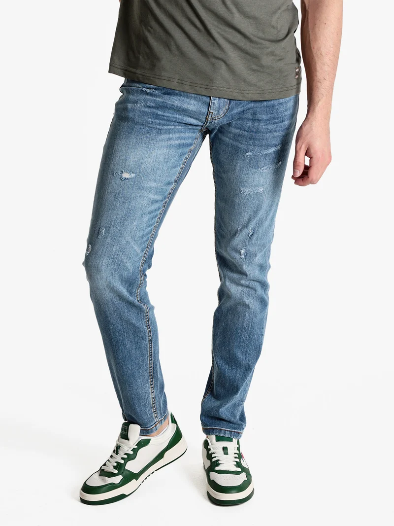 Jeans da uomo slim fit con strappi - jeans