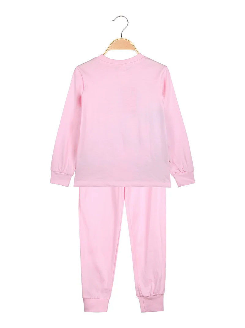 Minnie pigiama lungo da bambina in cotone - rosa