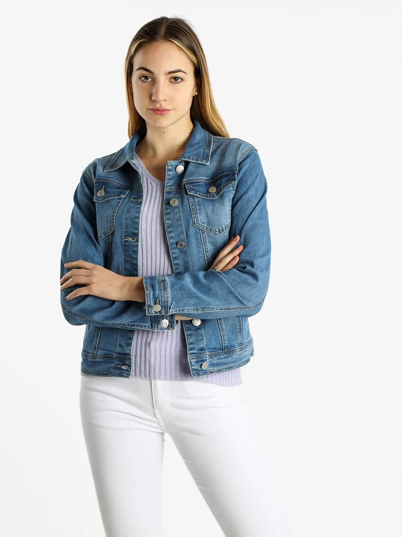 Giacca in jeans da donna taglie grandi - jeans