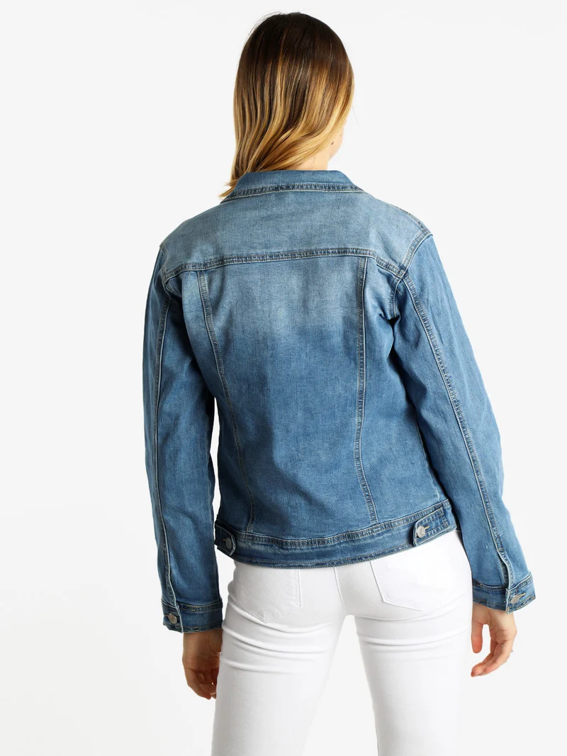 Giacca in jeans da donna taglie grandi - jeans