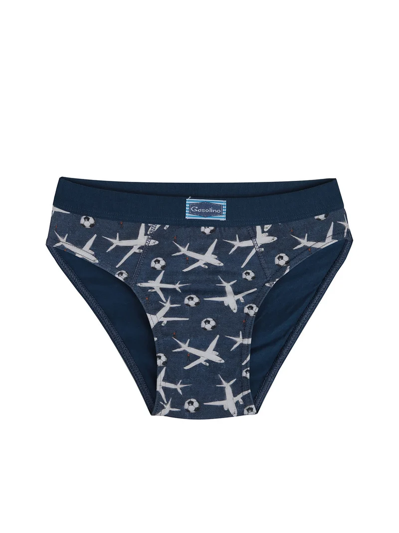 Slip da bambino in cotone - jeans