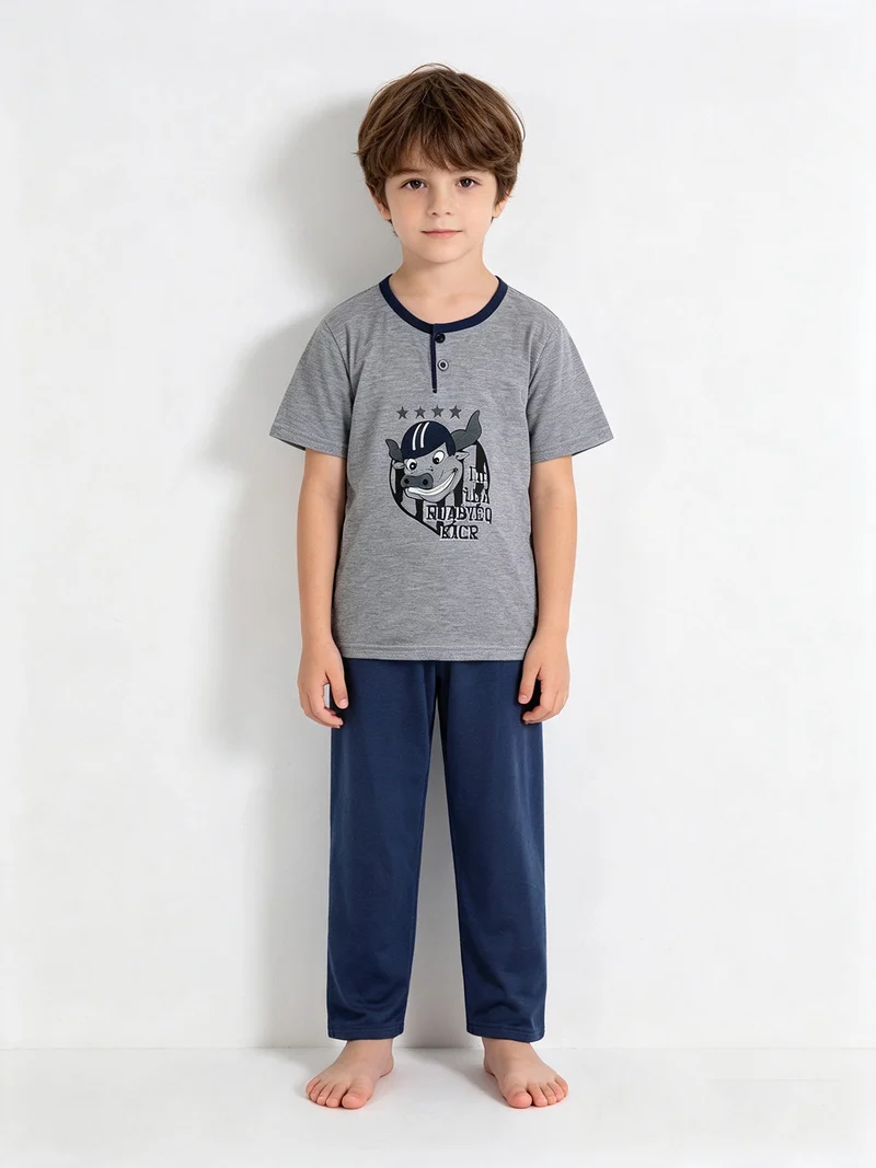 Pigiama bimbo 2 pezzi - blu scuro