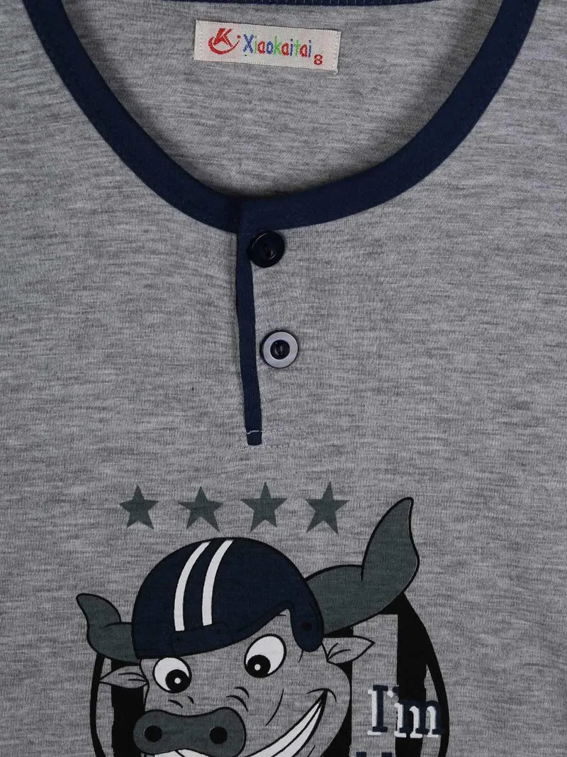 Pigiama bimbo 2 pezzi - blu scuro