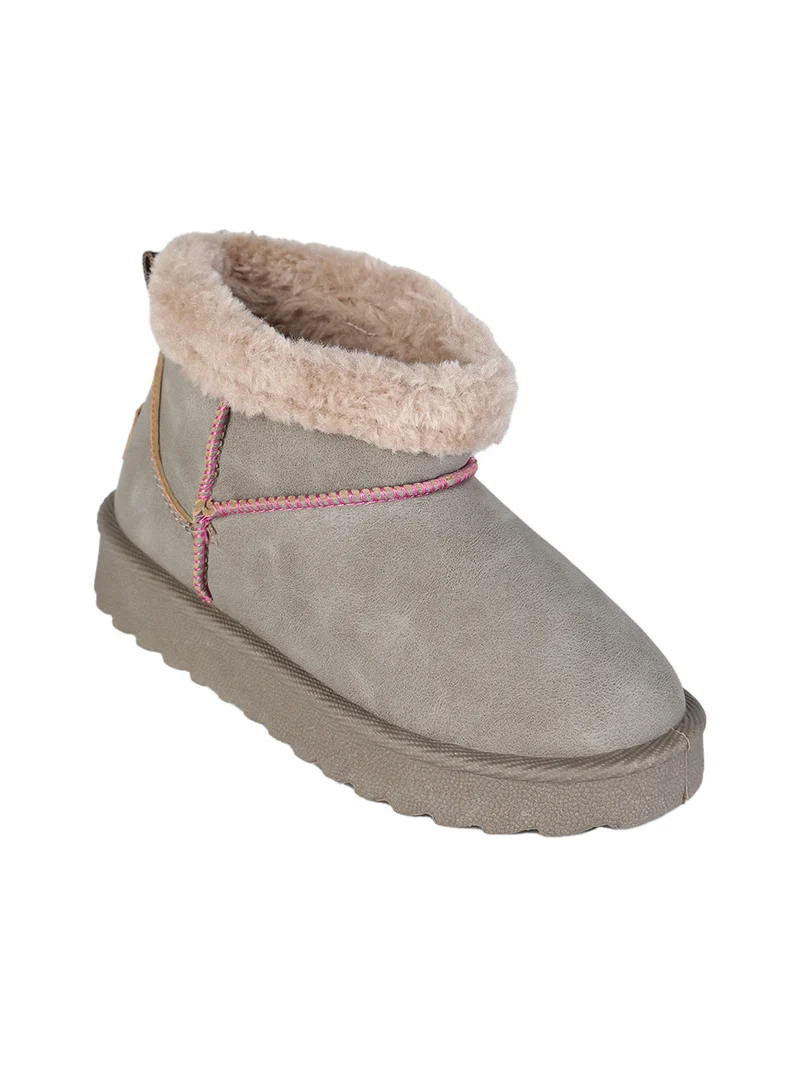 Stivaletti da bambina pelosi - grigio