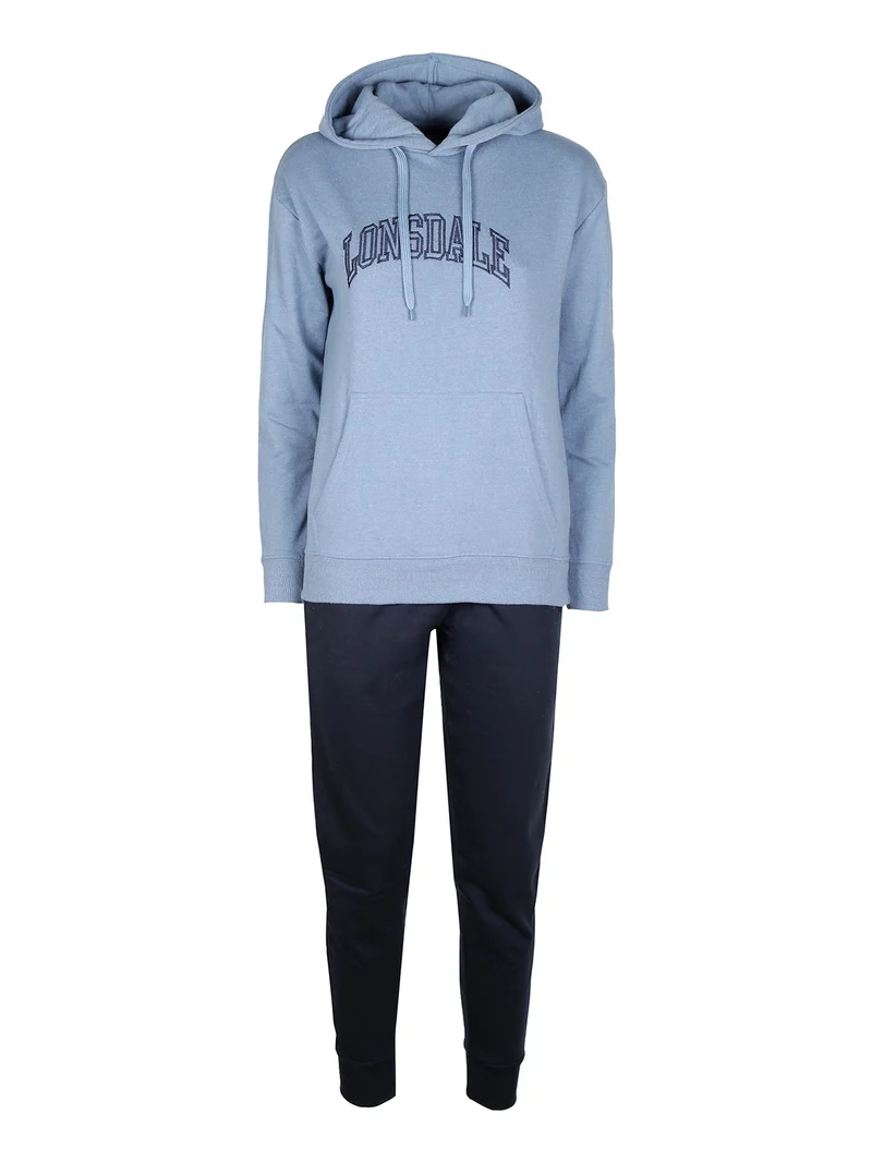 Tuta da donna con cappuccio - blu