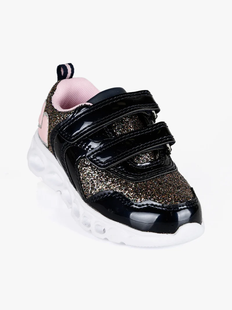 Sneakers bimba con luci - blu scuro