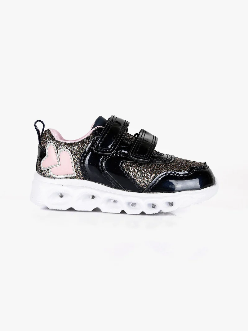 Sneakers bimba con luci - blu scuro