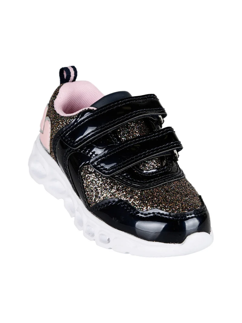 Sneakers bimba con luci - blu scuro