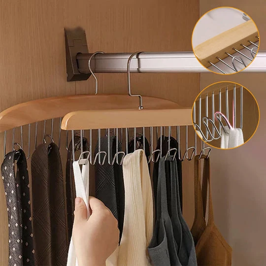 Mehrhaken-Garderobe mit Anti-Rutsch-Funktion
