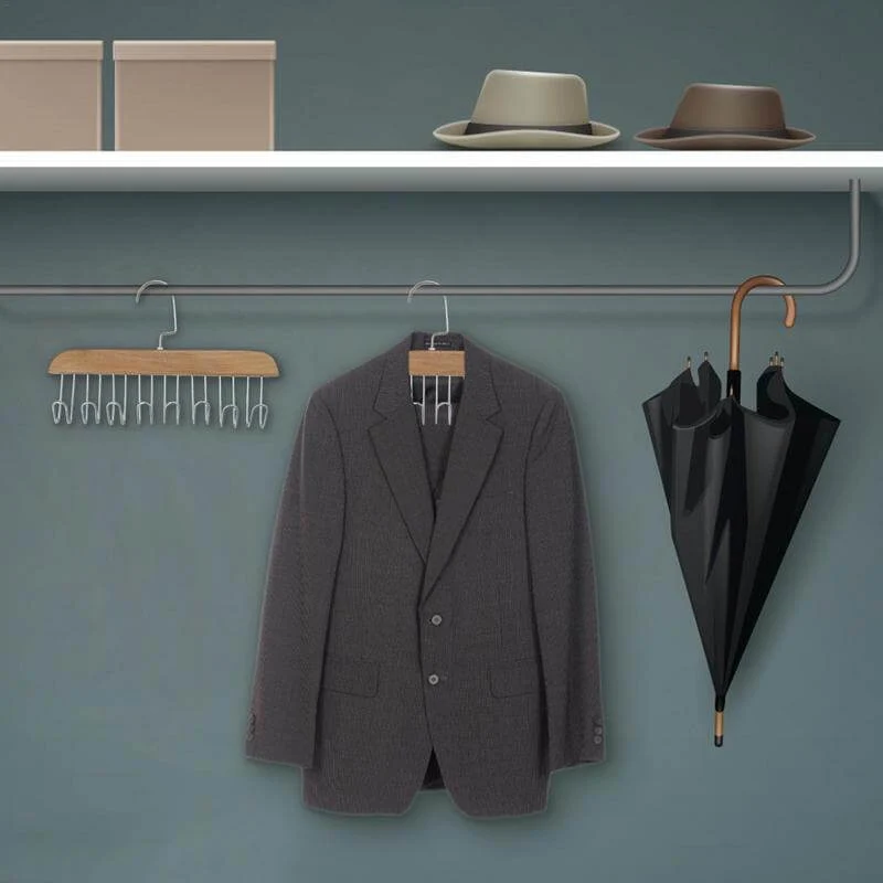 Mehrhaken-Garderobe mit Anti-Rutsch-Funktion