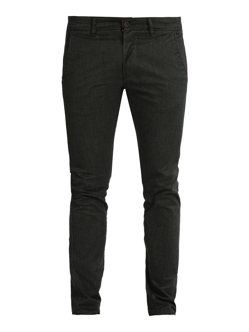 Pantaloni casual da uomo regular fit - grigio scuro