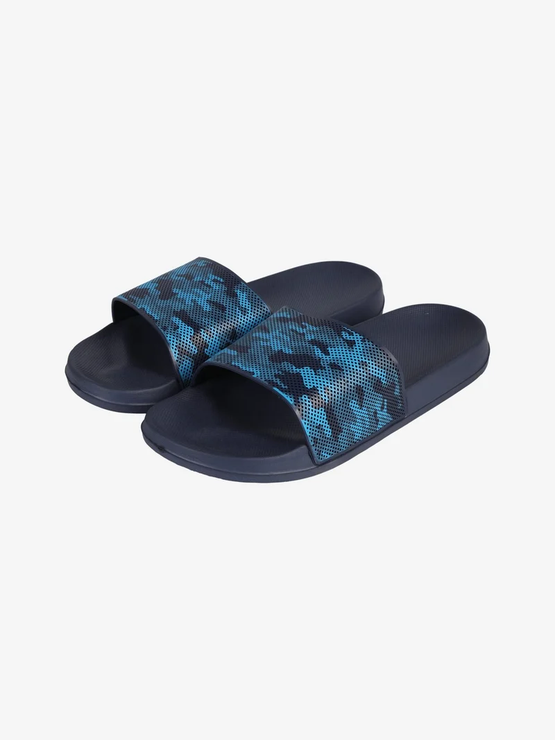 Ciabatte da uomo in gomma - blu scuro