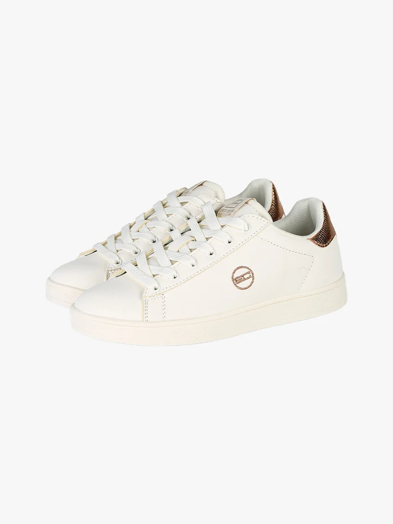 Sneakers stringate da donna - bianco