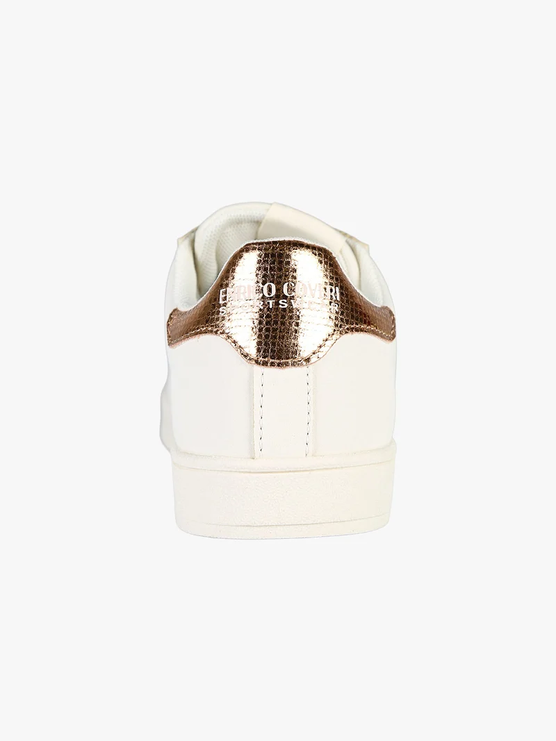 Sneakers stringate da donna - bianco