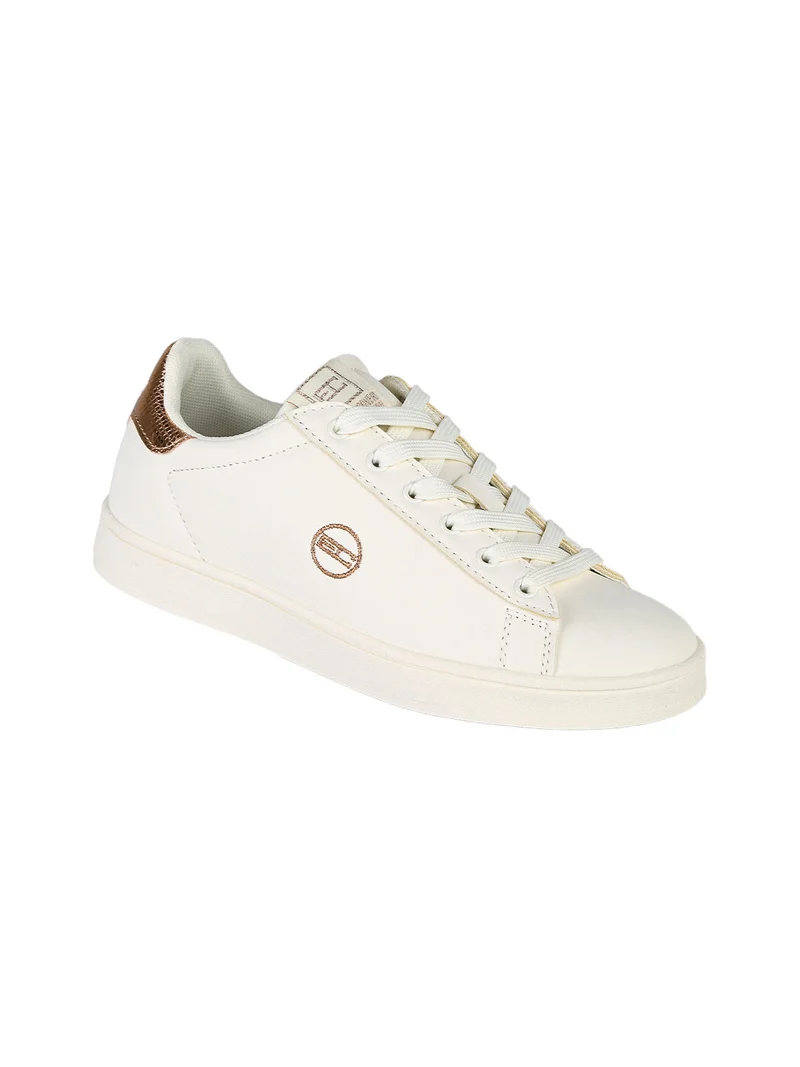 Sneakers stringate da donna - bianco