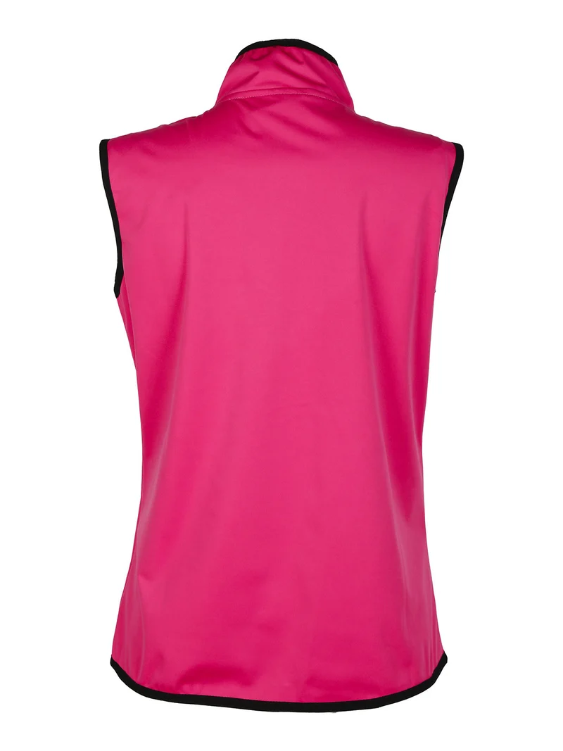 Gilet sportivo donna impermeabile - fucsia