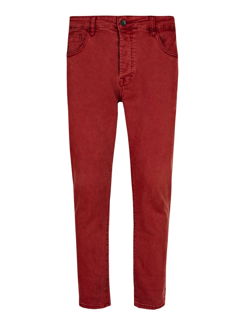 Pantaloni chino - rosso