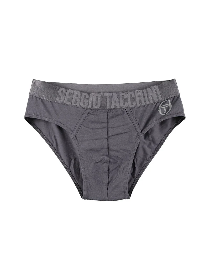 Slip da uomo in cotone bielastico - grigio scuro