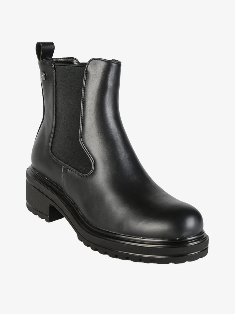 Stivaletti chelsea donna in ecopelle - nero