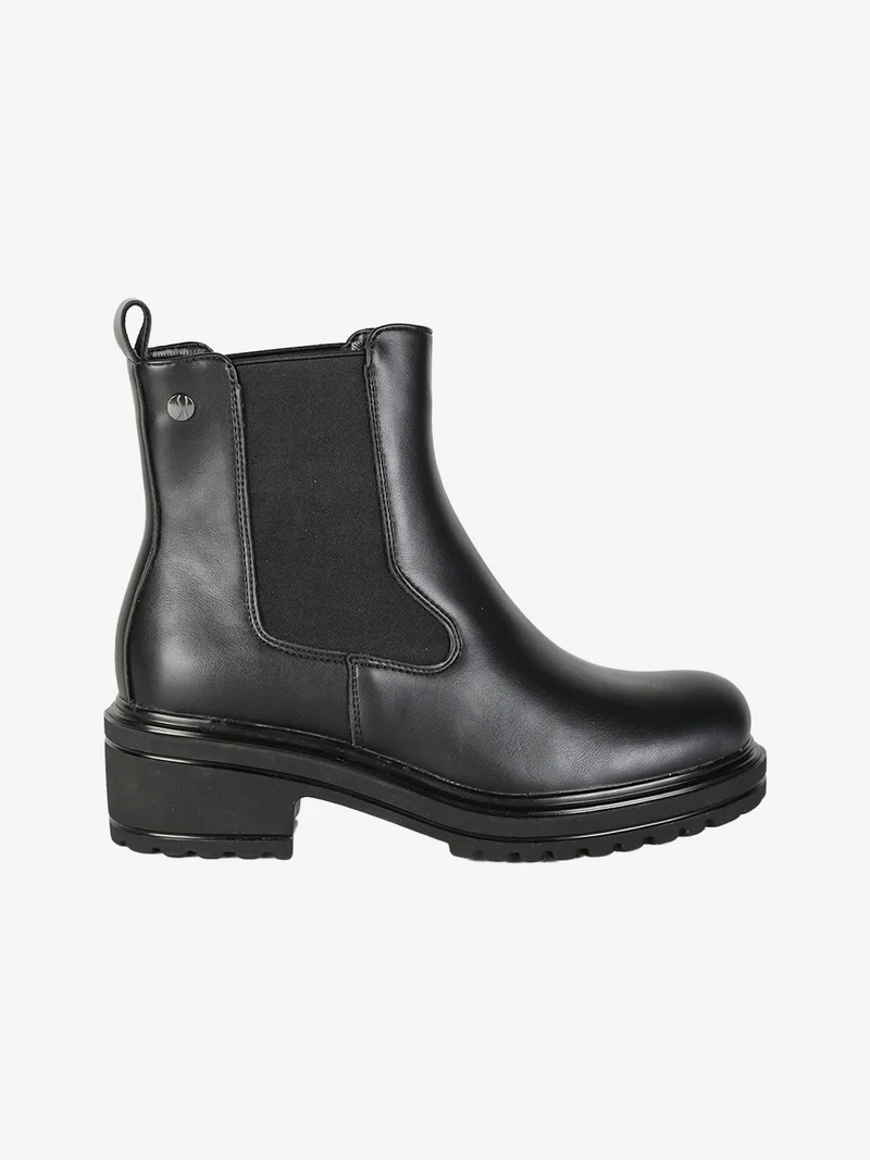 Stivaletti chelsea donna in ecopelle - nero