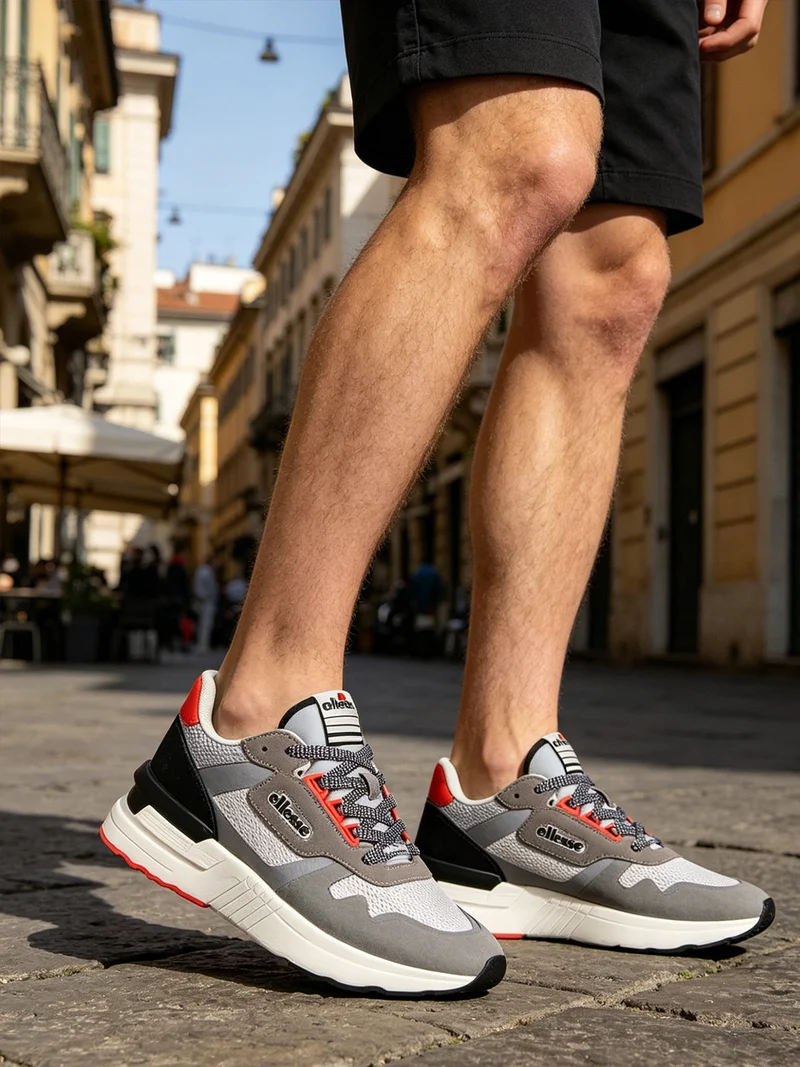 Sneakers sportiva da uomo - grigio