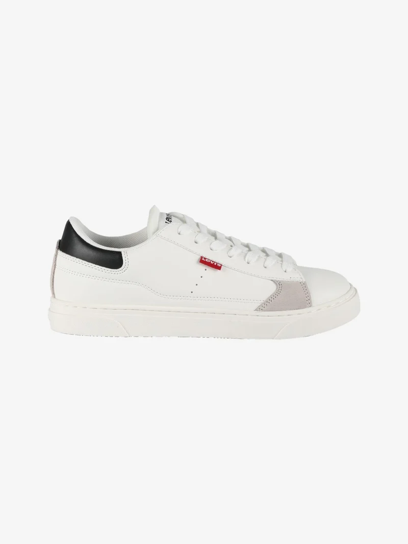 Sneakers basse stringate da ragazzi - bianco