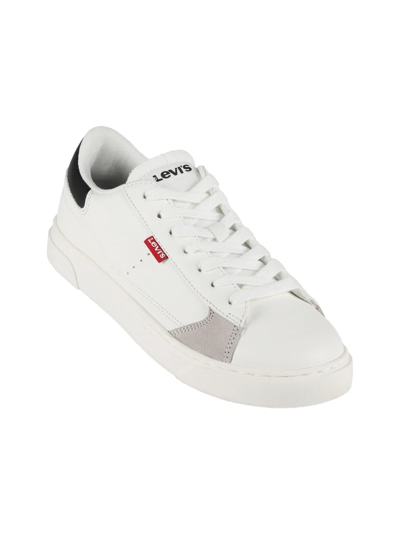 Sneakers basse stringate da ragazzi - bianco