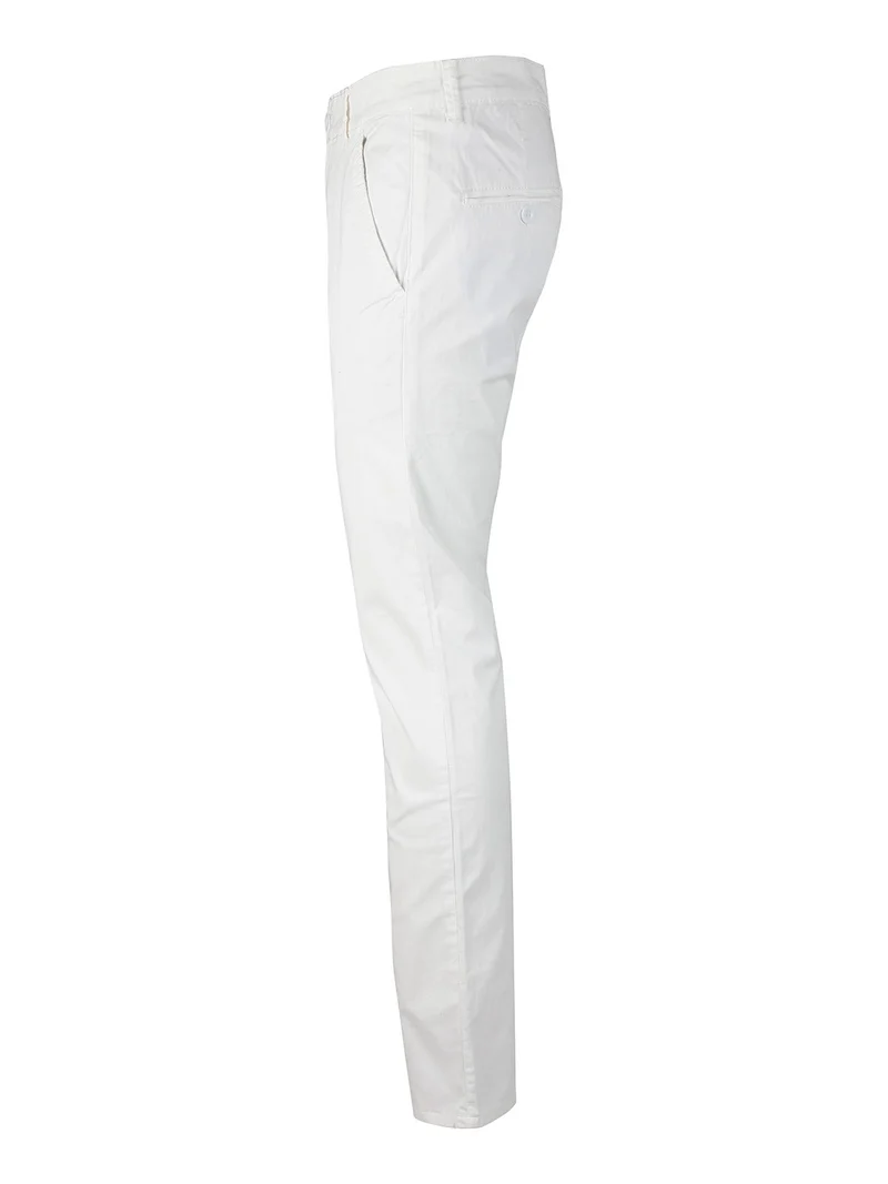 Pantaloni bianchi da uomo in cotone - bianco