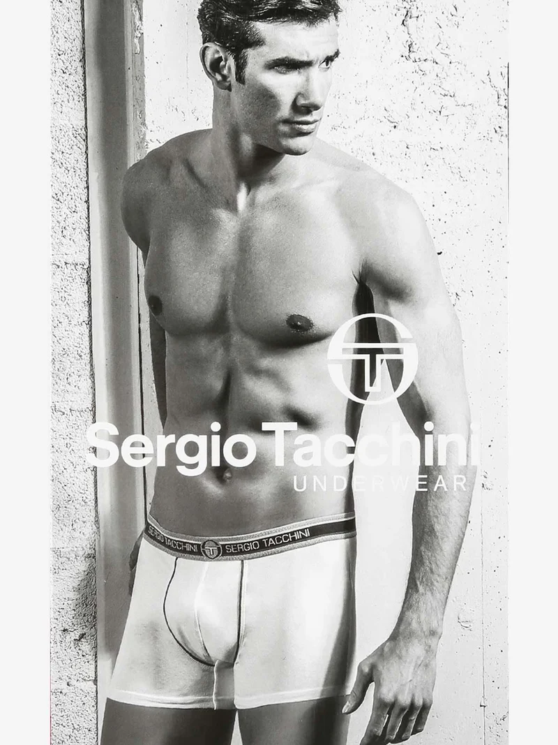 Boxer uomo in cotone bielastico - grigio