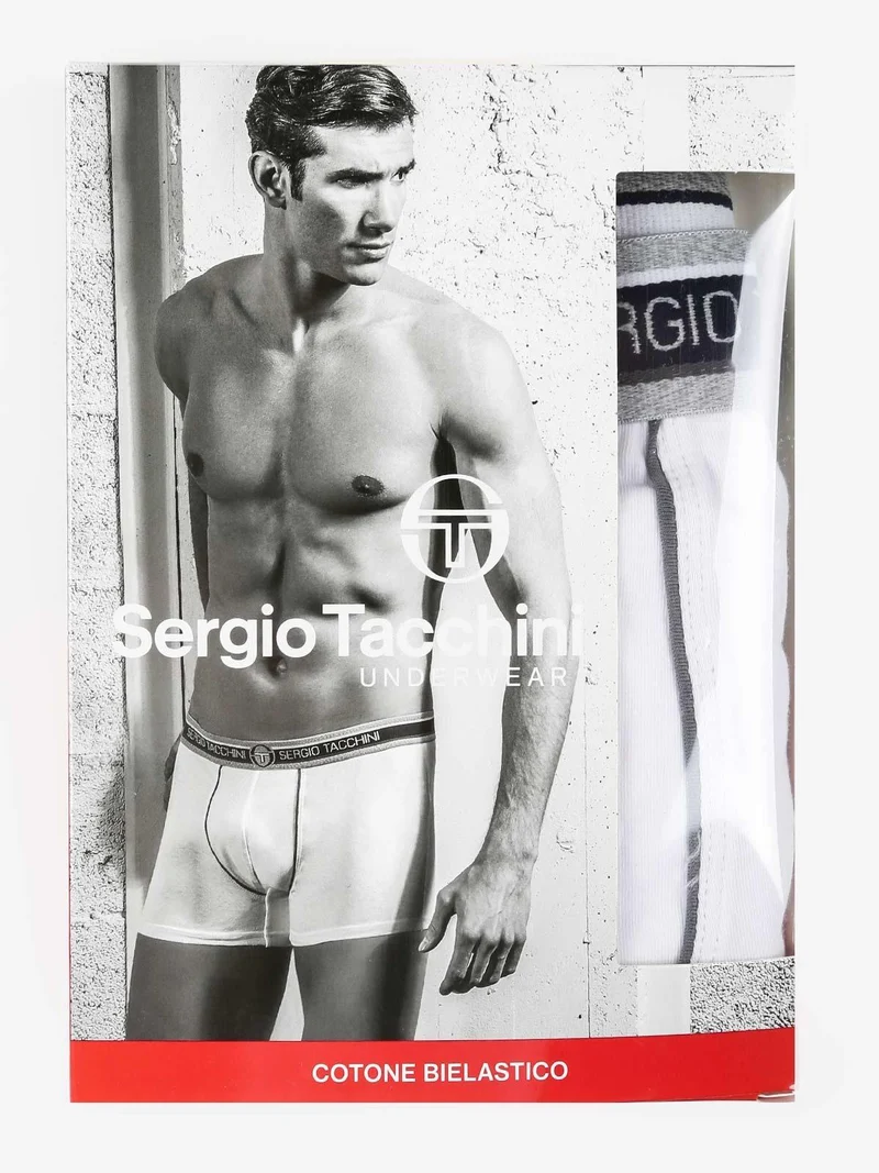 Boxer uomo in cotone bielastico - grigio