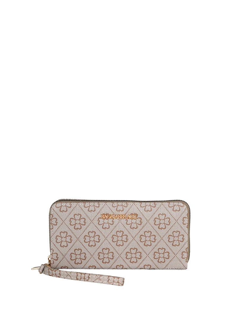 Portafoglio da donna con zip - taupe