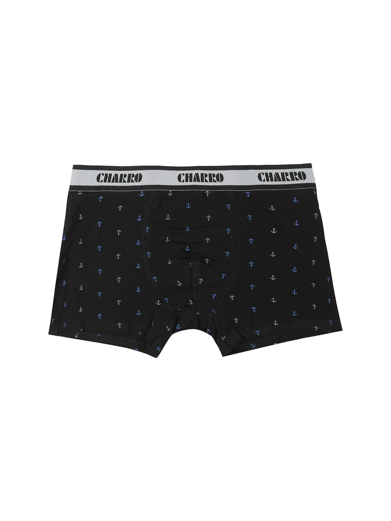 Boxer da uomo con stampe - nero