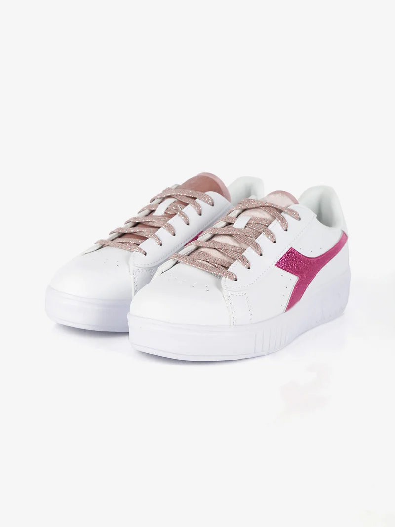 GAME STEP P METALLIC CRAQUELE GS Sneakers da ragazza - bianco