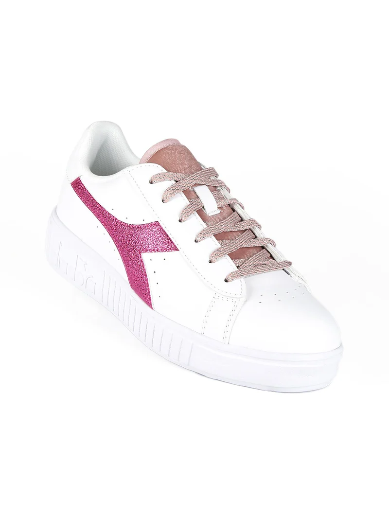 GAME STEP P METALLIC CRAQUELE GS Sneakers da ragazza - bianco