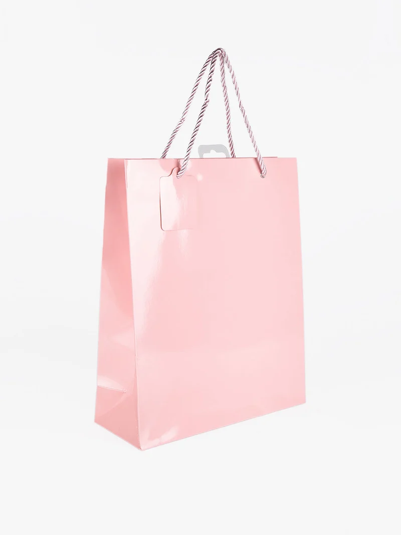 Sacchetto regalo medio 32 x 26 x10 cm - rosa