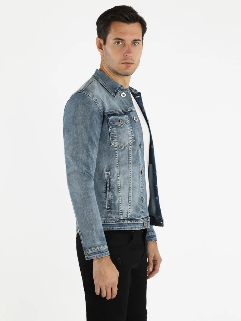 Giacca in jeans da uomo - jeans