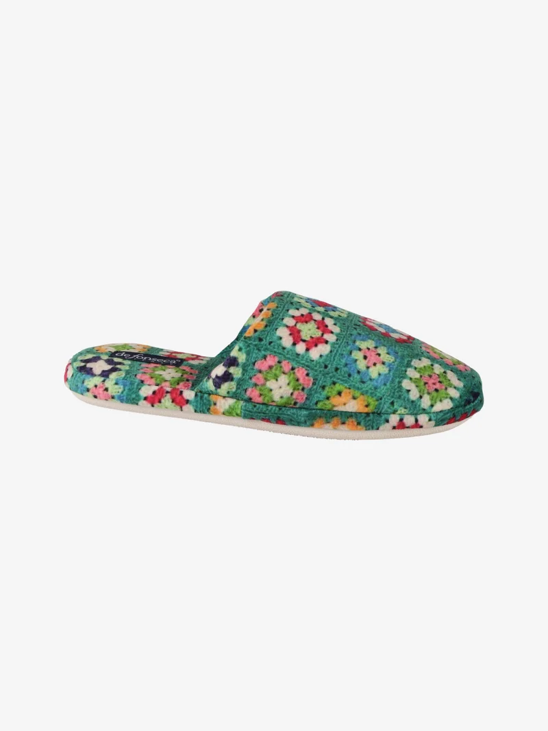 Pantofole donna invernali - verde