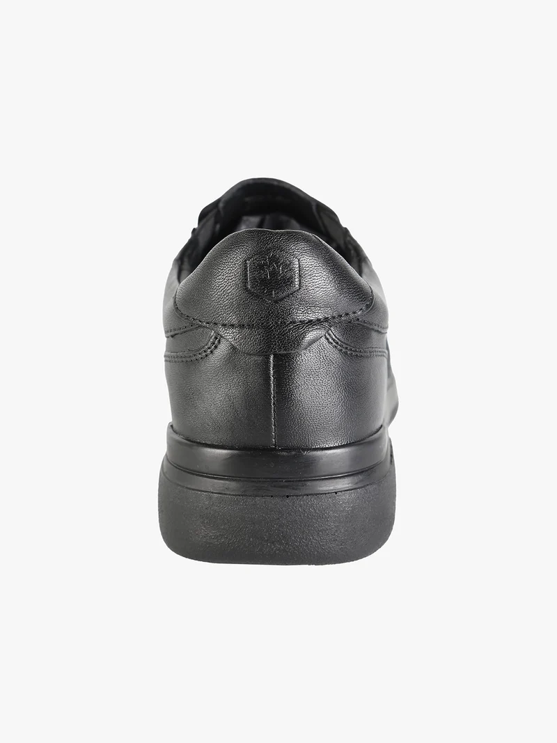 DORIANO Scarpe in pelle slip on da uomo - nero