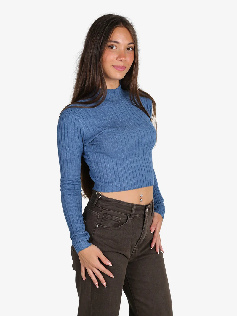 Maglia donna lupetto - jeans