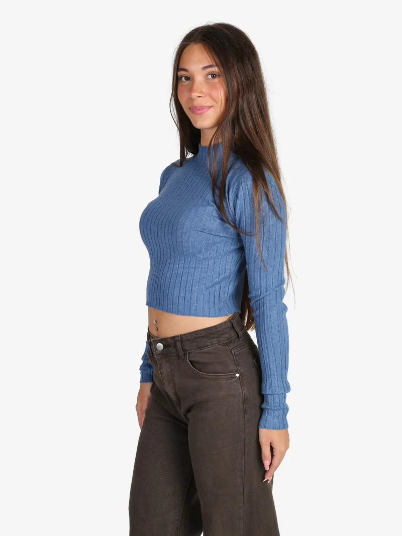 Maglia donna lupetto - jeans
