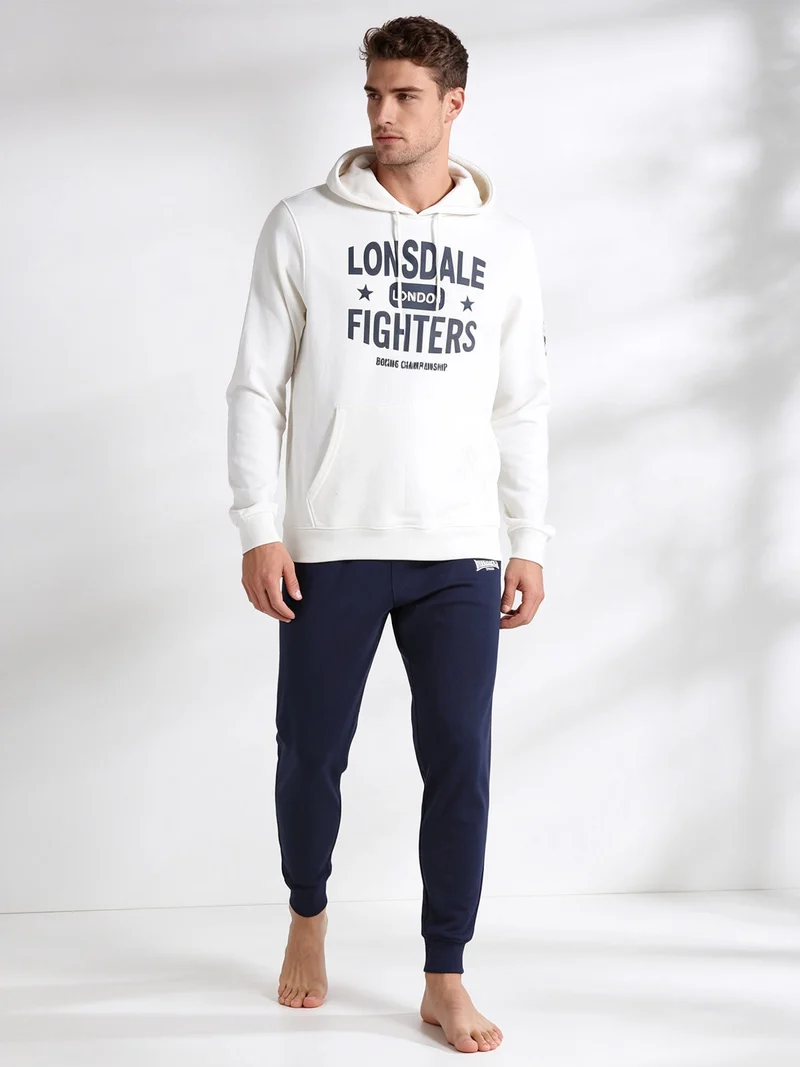 Tuta da uomo 2 pezzi con cappuccio - bianco