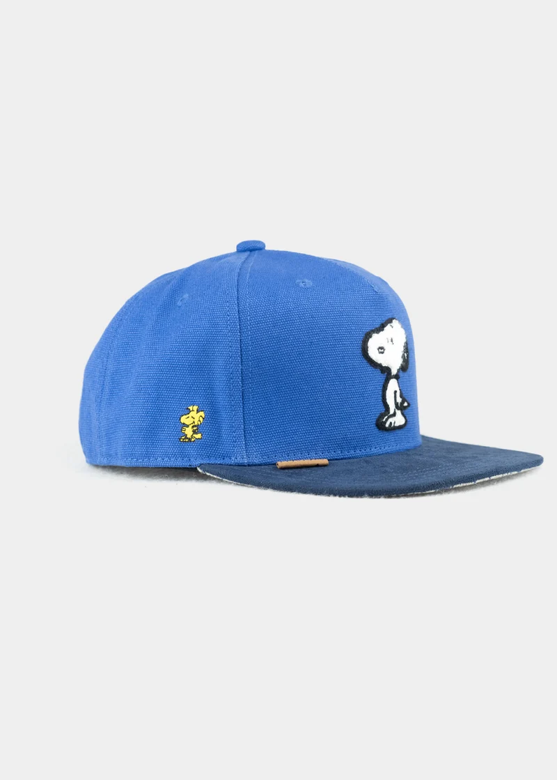 BAVARIAN CAPS PEANUTS Snoopy Cap mit Frottee & Comic Print