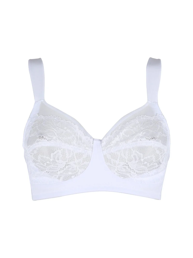PAMELA Reggiseno sfoderato senza ferretto coppa C - bianco