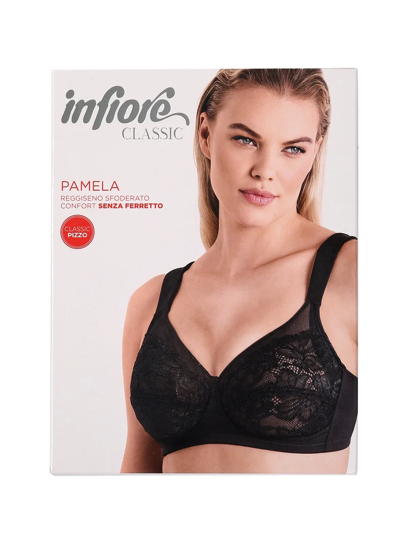 PAMELA Reggiseno sfoderato senza ferretto coppa C - bianco