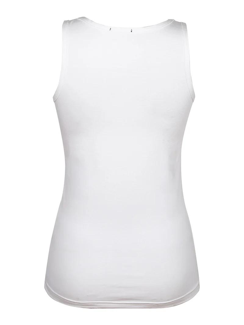 Canotta intima donna a spalla larga - bianco