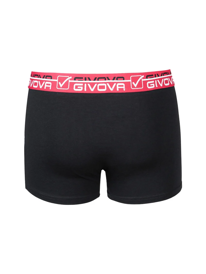 Boxer uomo in cotone bielastico - nero