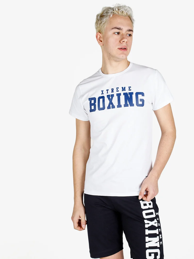 T-shirt sportiva da uomo con logo - bianco
