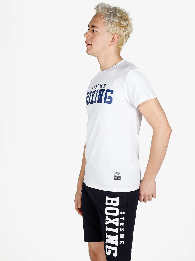 T-shirt sportiva da uomo con logo - bianco