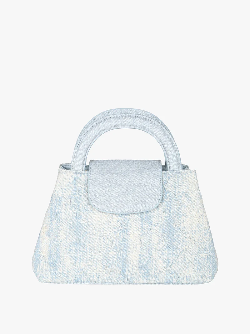 Borsa donna a mano in jeans - azzurro