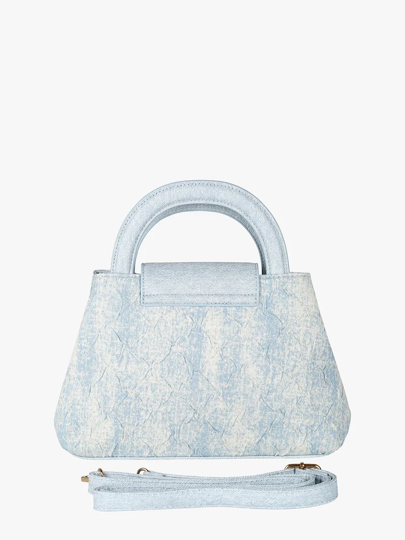 Borsa donna a mano in jeans - azzurro